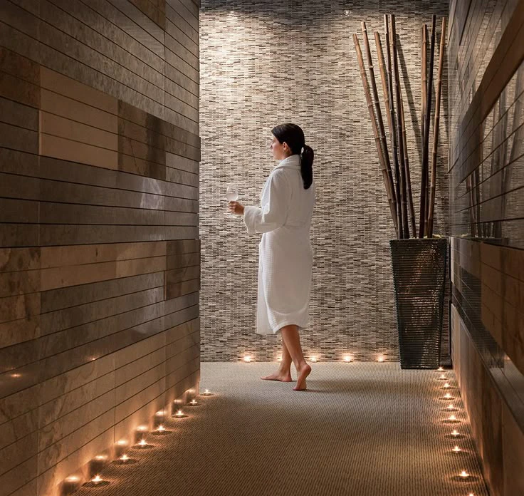 Luxury bedroom interior with modern decor